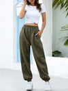 Four Seasons Home Leisure Sports Basic Loose Leg Pants