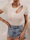 New Solid Color Loose Digging Fashion Sexy Slim Women's Knitwear