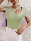 New Solid Color Loose Digging Fashion Sexy Slim Women's Knitwear