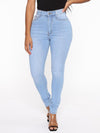 Women's Solid Color Slim High Stretch Denim Pencil Pants