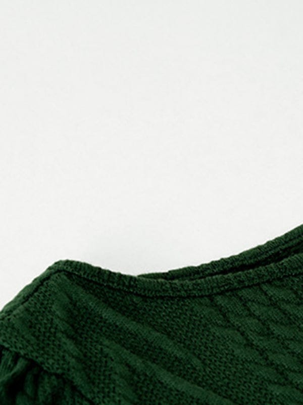 Slim fit rhombus pattern slim wrap hip knit skirt
