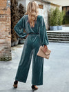 women's velvet fashion suit women's casual two-piece set