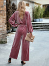 women's velvet fashion suit women's casual two-piece set