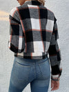 New women's plaid cross-border long-sleeved shirt jacket