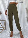 women's trousers solid color casual pants