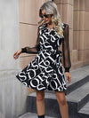 New casual letter autumn one piece dress