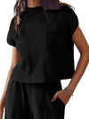 Fashion Women's Knitted Vest Sleeveless Pocket Casual Pullover Vest