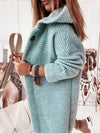 women's loose hooded sweater cardigan sweater