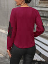 Women's new solid color knitted sweater bottoming top