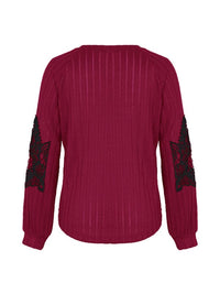 Women's new solid color knitted sweater bottoming top