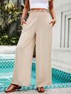 Women's new style casual solid color loose trousers