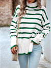 Women's new casual round neck long sleeve knitted sweater