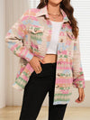 Women's Western Print Single Breasted Simple Fashion Jacket