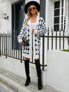 Women's Geometric Pattern Cardigan Sweater