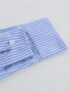 Women's casual striped shirt and shorts two-piece set