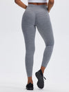 Fashionable sports yoga pants with high waist, tummy control and butt lift, peach butt fitness pants