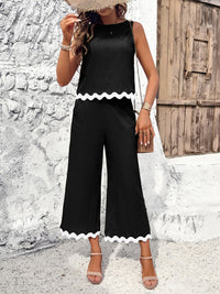 Women's new casual temperament vest trousers webbing suit