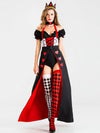 Halloween Cosplay Queen Of Hearts Queen Uniform