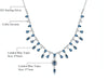 Swiss Topaz and Sterling Silver Banquet Vintage Court Necklace