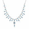 Swiss Topaz and Sterling Silver Banquet Vintage Court Necklace