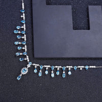 Swiss Topaz and Sterling Silver Banquet Vintage Court Necklace