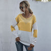 women's casual see-through mesh knitted sweater